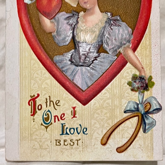 Vintage Valentine’s Day postcard card. Made in England Valentine Paper Ephemera - Picture 10 of 12